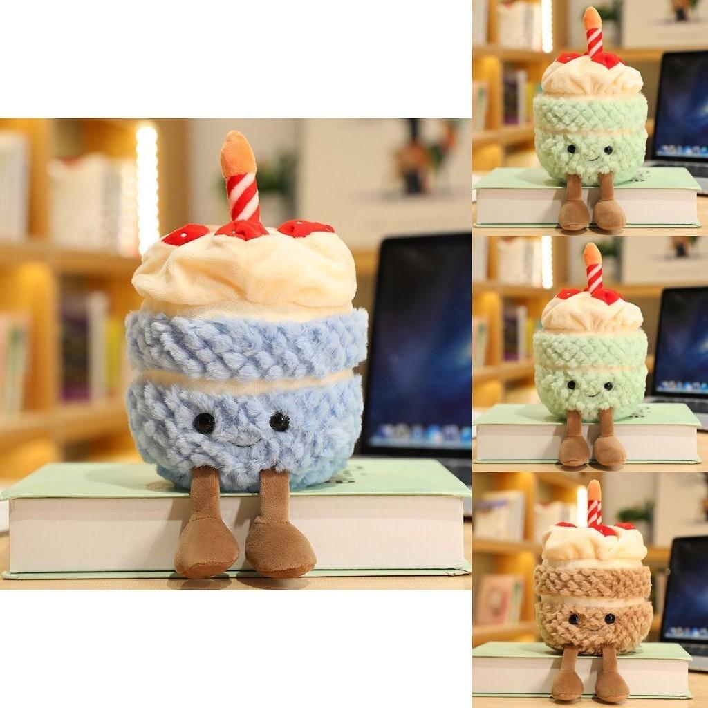 Adorabile Peluche Giocattolo Bambola Torta di Compleanno Jellycat 28cm