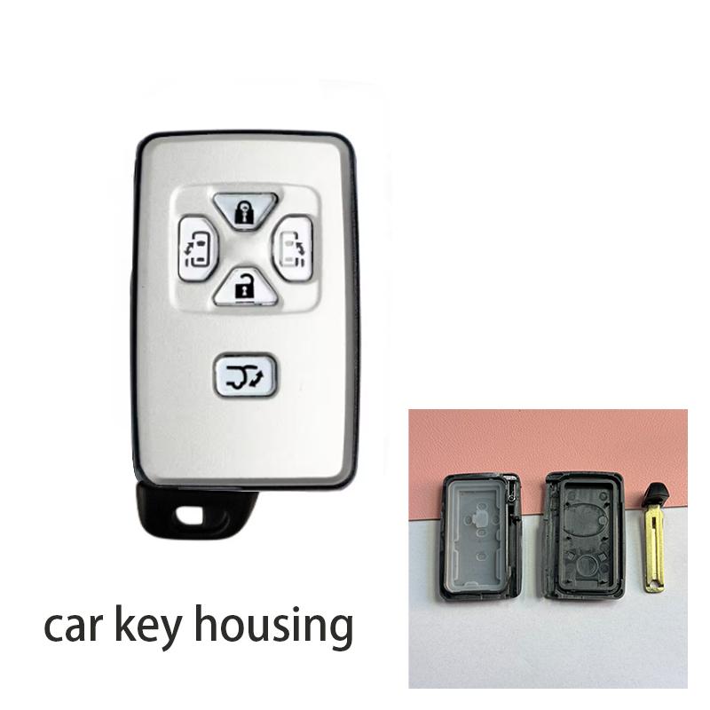 2 3 4 5 Buttons Car Key Fob Shell Case Housing for Toyota Noah Voxi Alphard Estima Vellfire Previa Isis Voxy with Key Blade