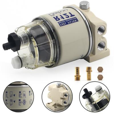 R12T Spin-on Fuel Water Separator Filter Lawn Mower Oil Engine Boat Marine Gasoline Generator Engines Automotive Part