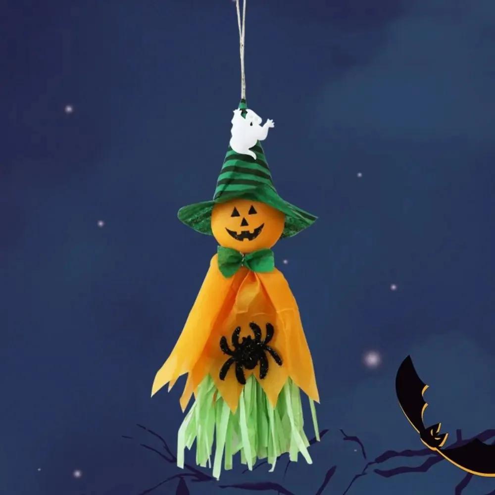 Cloth Paper Halloween Hanging Ornaments Festival Supplies Charm Fluttering Design Ghost Hanging Pendant Pumpkin Gift