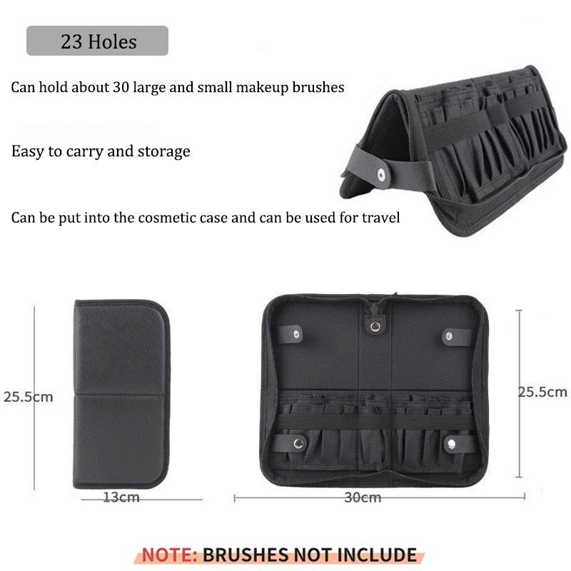 Multifunctional Makeup Brush Storage Bag Makeup Artist Cosmetic Case Handbag Portable Travel Cosmetic Organizer Bag Beauty Tools