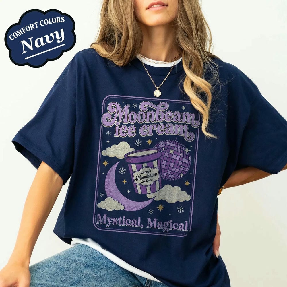 Benson Boone Moonbeam Ice Cream Shirt America Heart Tour Concert Tee Mystical Magical Benson Boone Unisex Y2K Shirt Streetwear S