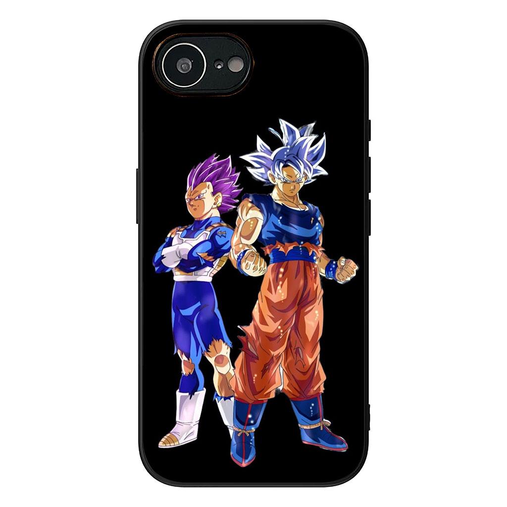 Cover for Apple iPhone 16 15 14 Plus 13 12 Mini 17 Pro Max + ProMax 16E Air 16+ 15+ Phone Case Dragons Gokus Balls Vegeta DBZ