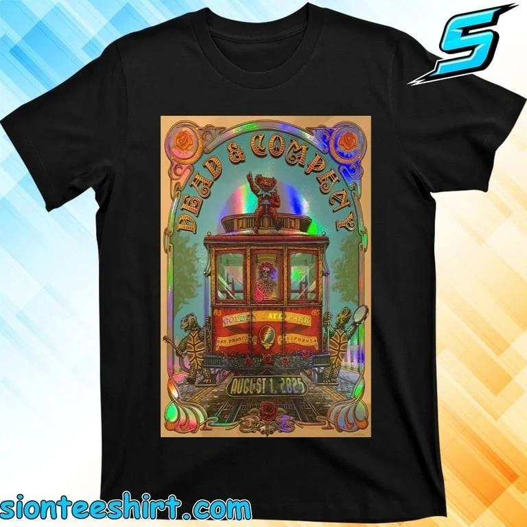 Dead and Company Aug 01 2025 San Francisco CA Tour Poster T-Shirt Unisex T-Shirt S