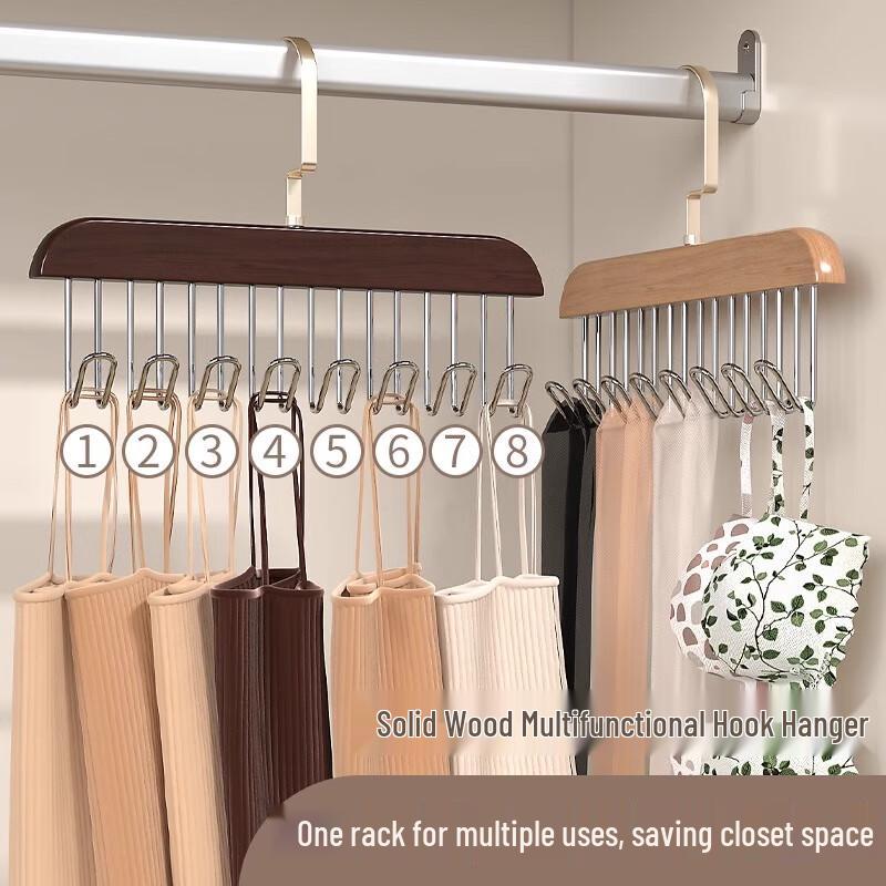 Multi-functional Wooden Storage Hanger