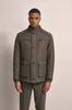 Winter Jacket Quilted Jacket Stand-up Collar Olive