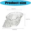 Thick Glass Sea Shell Tea Light Holders Clear Conch Shape Votive Candle Cup For Dining Table Centerpieces Decoration