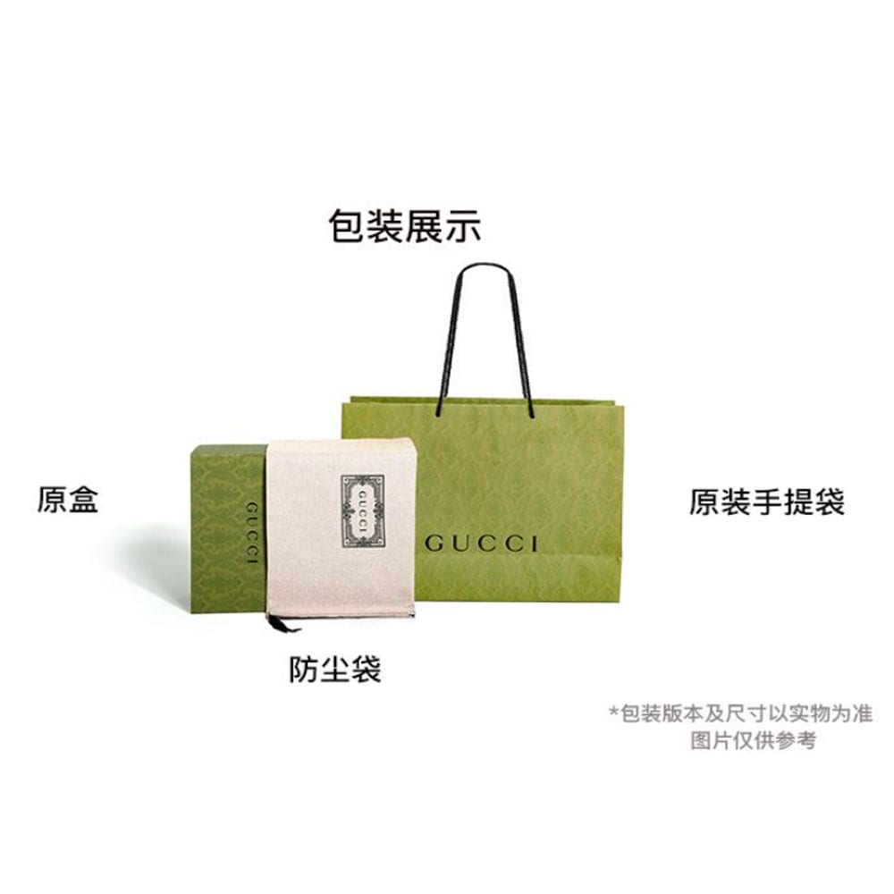 GUCCI GG Emblem Coated Textile, Leather Card Holder Regular Women's Light Beige & Silver 819121-FAFGH-8741