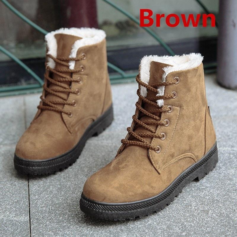 Bota de montaña de ante con cordones para mujer. Forrada en borrego. Varios  colores comprar a buen precio — entrega gratuita, reseñas reales con fotos  — Joom