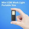 LED Mini Work Light USB Rechargeable Pocket Floodlight Waterproof Emergency Camping Light for Outdoor Running Hiking