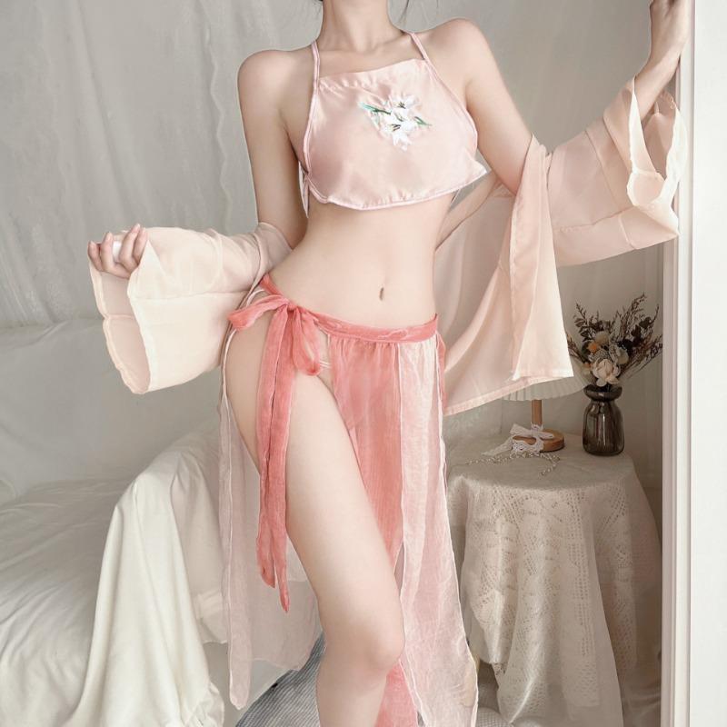 Sexy lingerie ancient hanfu people sexy embroidered belly pocket pure desire hot uniform temptation