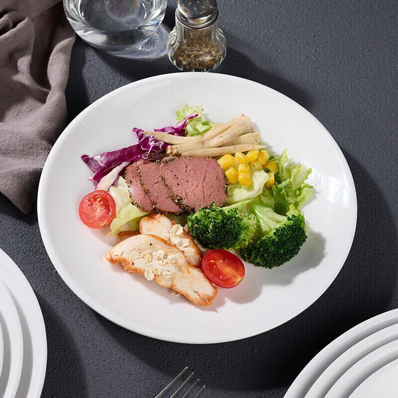 Tian Ya Jing A5 Melamine 8-inch Deep Round Plates