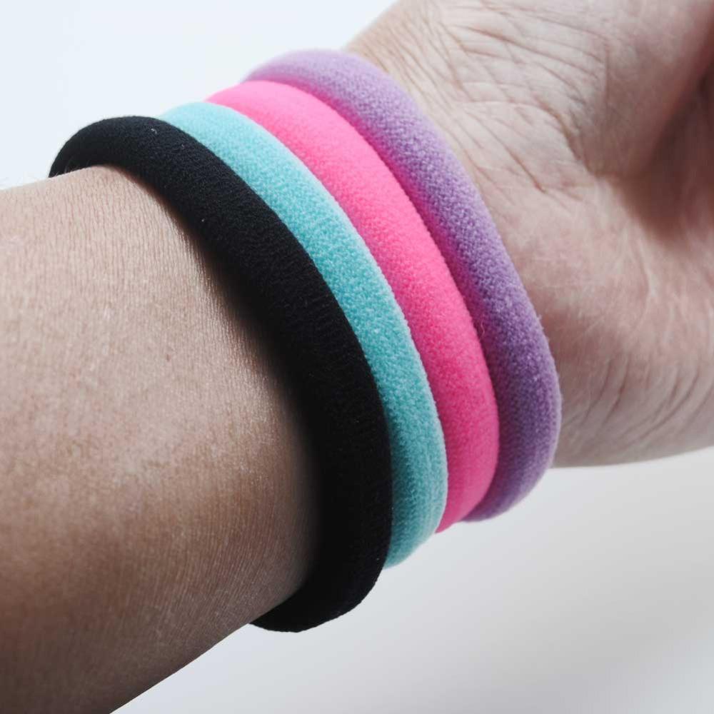 12Pieces Women Elastic Hair Bands Seamless Tie Big Hair Scrunchies Heavy Hair Gum Hair Accessories Birthday Gift Hair Holder