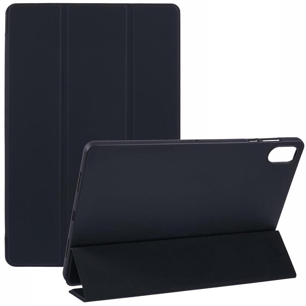 For Honor Pad X8a Case PU Leather+Silicone Tri-Fold Stand Tablet Cover