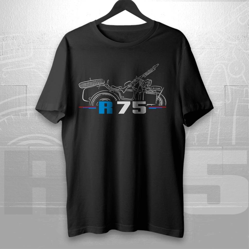 Para fans de BMW R75 1941-1944 - Camiseta de Motocicleta/Manga Larga