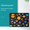 Early Education Felt Handmade Needle Felting Kit Solar System Space Toys Material Board Fieltro E1Q7
