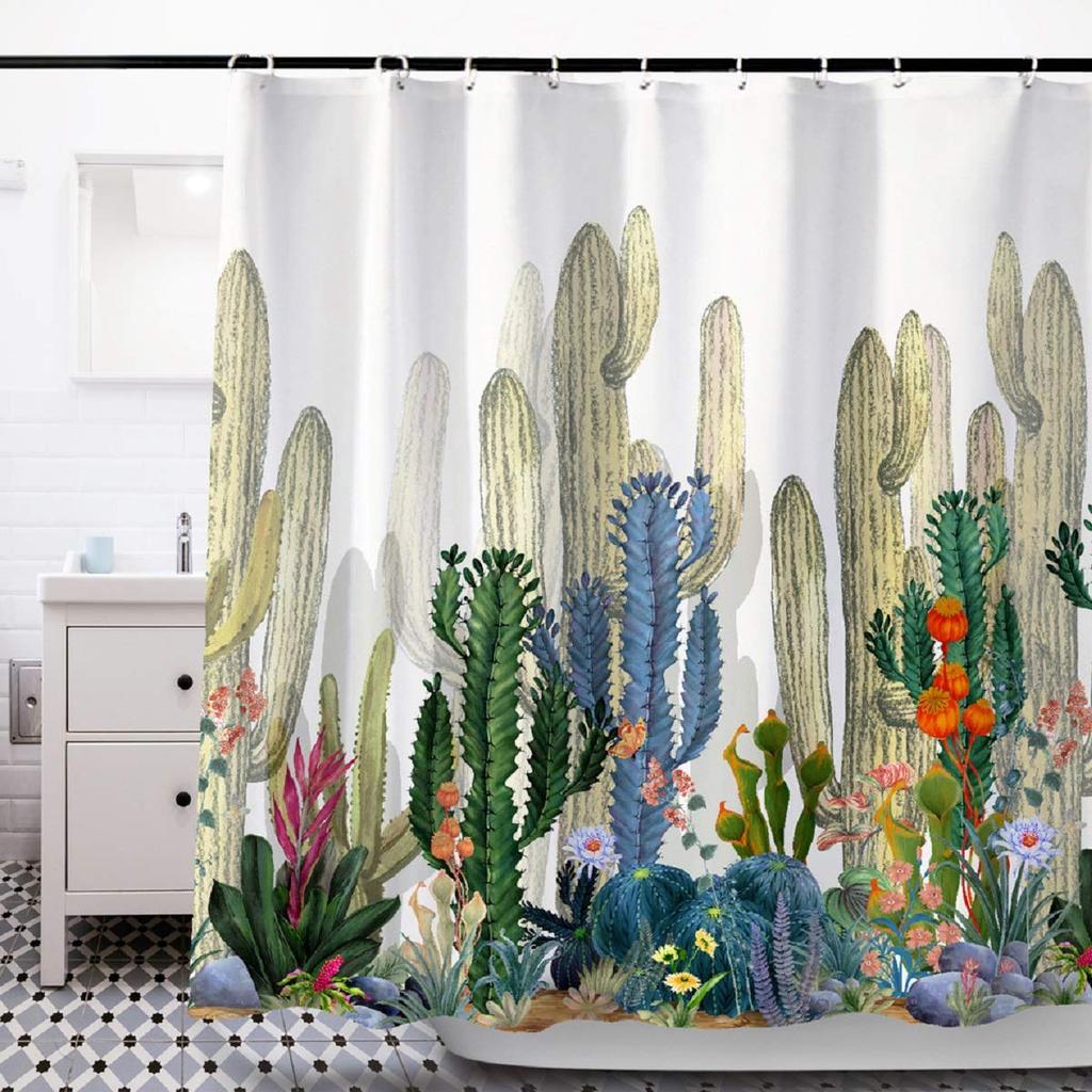 Bohemian Bathroom Curtain Colorful Creative Boho Floral Sunflowers Beautiful Bright Polyester Fabric Shower Curtain for Bathroom