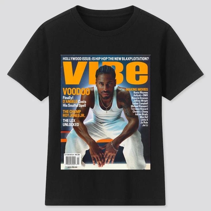 Rest in Peace D Angelo Vibe Cover 2025 T-Shirt D Angelo Singer Brown Sugar 3XL