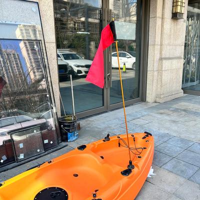 Kayak Flag Base Kit Accessory High Visibility Easy Installation Multifunctional for Boats Aluminum