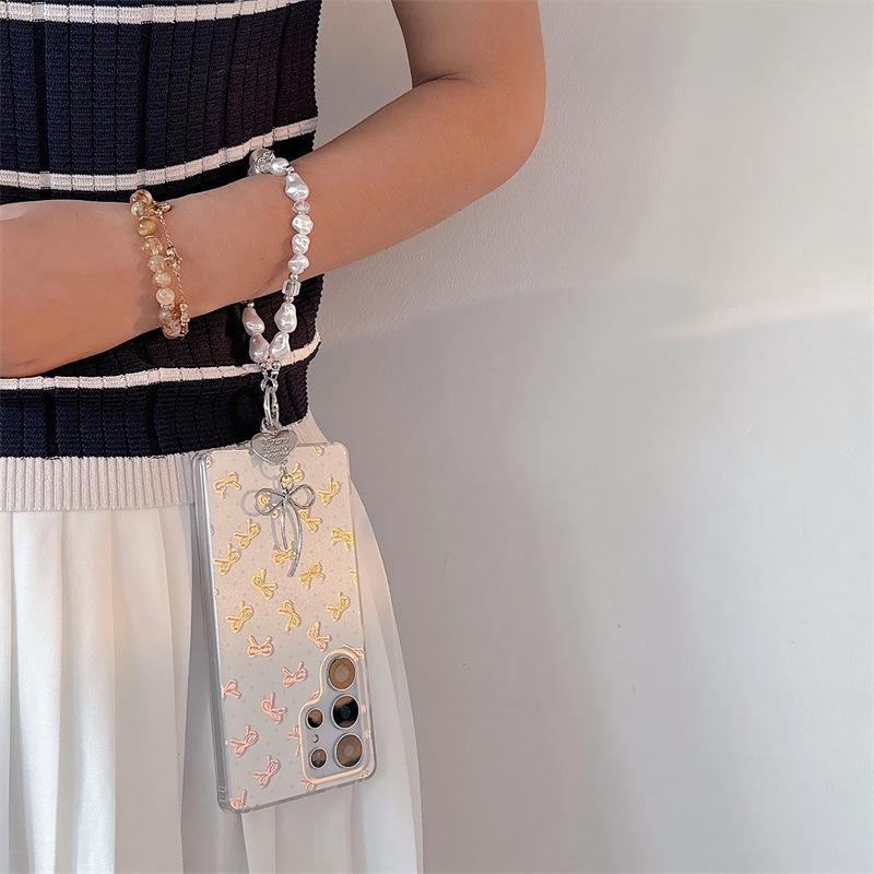 Neue süße Schleife Handyhülle für Samsung A56, A36, A25 Global, A05 - Einfaches Design für Damen