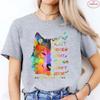 Autism Acceptance Women T-shirt Autism Awareness Dog  Graphic Y2k Tops Summer O Neck Short Sleeve Tees Casual Female Clothing