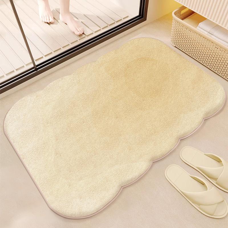 Bathroom Floor Mats Entrance Floor Mat Foldable Absorbent and Anti Slip Mats