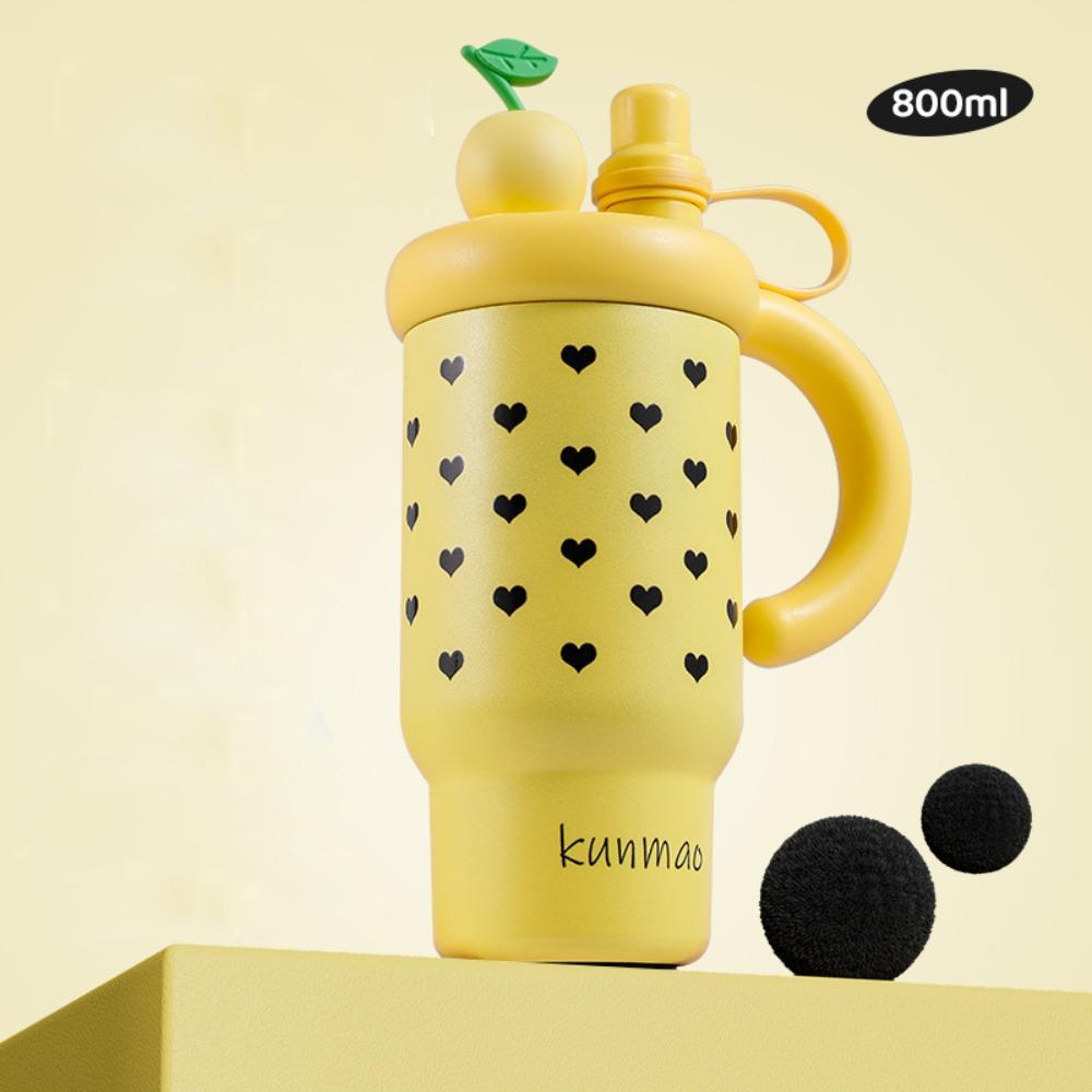 

800ml Travel Thermal Coffee Mug Stainless Steel Vacuum Flask Fashion Insulated Water Bottle