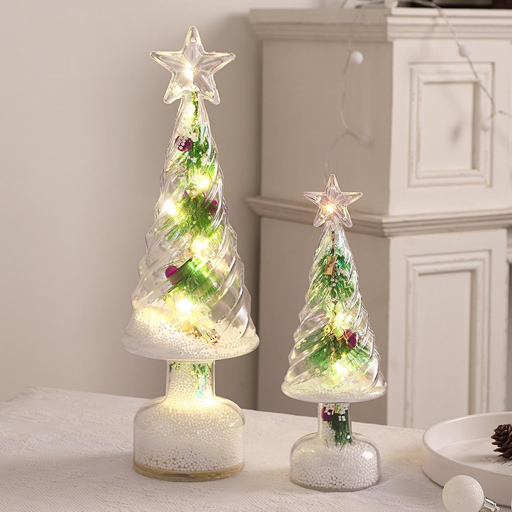 LED Weihnachtsbaum Nachtlicht Tischplatte Weihnachtsbaum Lichter Ornament Weihnachtsfeiertag Zuhause Schlafzimmer Dekor Navidad Natal Geschenk