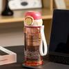 Water bottle trendy sports large-capacity direct drinking water cup boys and girls creative with tea compartment portable sports bouncing cup