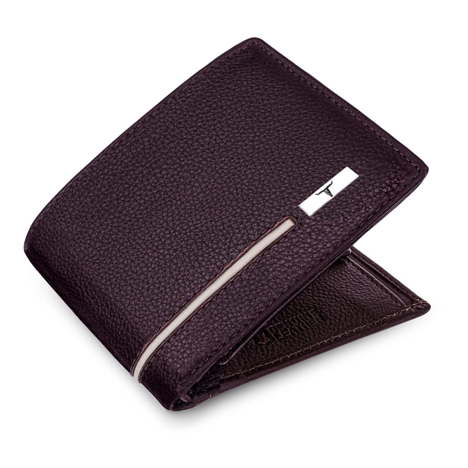 

Кошелек из коричневой/песочной кожи для мужчин