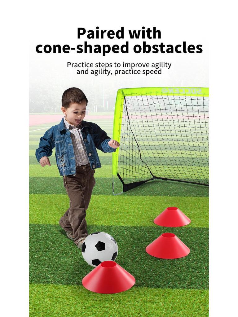 Portable Folding Children's Football Goal - Outdoor Grass Sports Activity Toy for Boys and Parent-Child Play