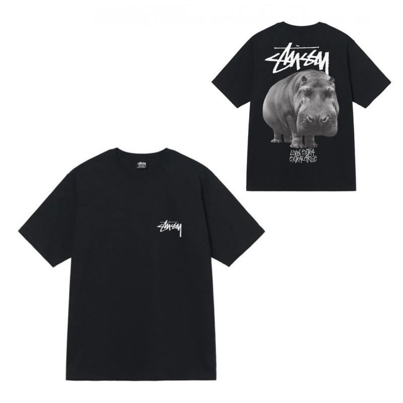 Camiseta de Algodón Streetwear para Hombre y Mujer Corte Holgado Manga Corta Camiseta Gráfica Casual Unisex Cuello Redondo