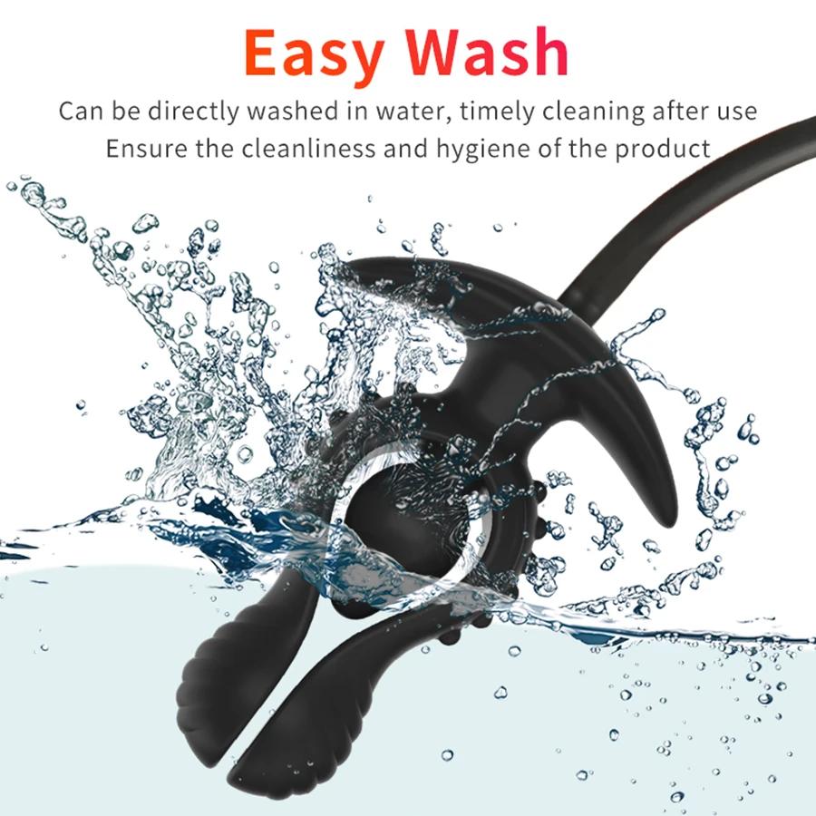 Nafukovací anální anální dilatátor bez vibrátoru Masážní přístroj prostaty Vaginální dilatátor G Stimulátor expanze bodu G Anální sexuální hračky pro dospělé