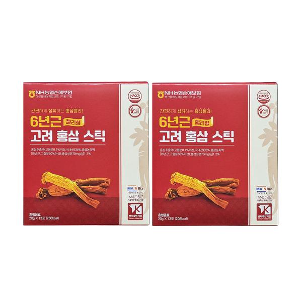 betterhealth THE JOEUN 6-Year Korean Red Ginseng Stick (20g Per stick) (4 Options) #20g x 26 Sticks