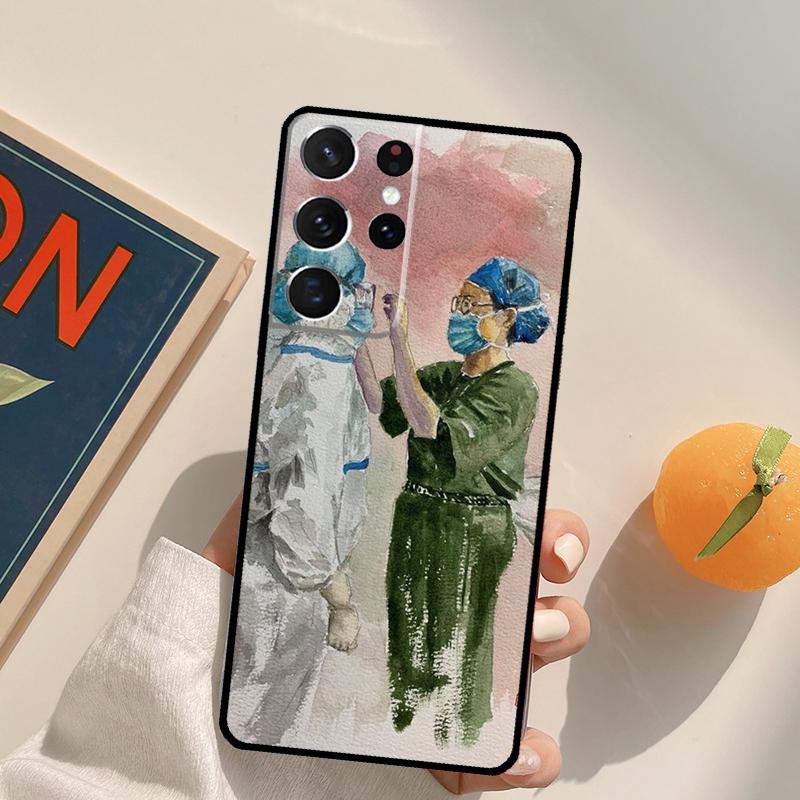 Medicine Doctor Nurse Phone Case For Samsung Galaxy S25 S26 Ultra S20 S21 S22 S23 S24 Plus S10 S25 FE Back Cover