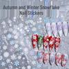 Christmas Snowflake Nail Stickers - Festive Art Deco for Nails