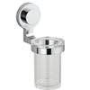 Wall-Mounted Toothbrush & Toothpaste Holder with Suction Cup and Rinsing Cup