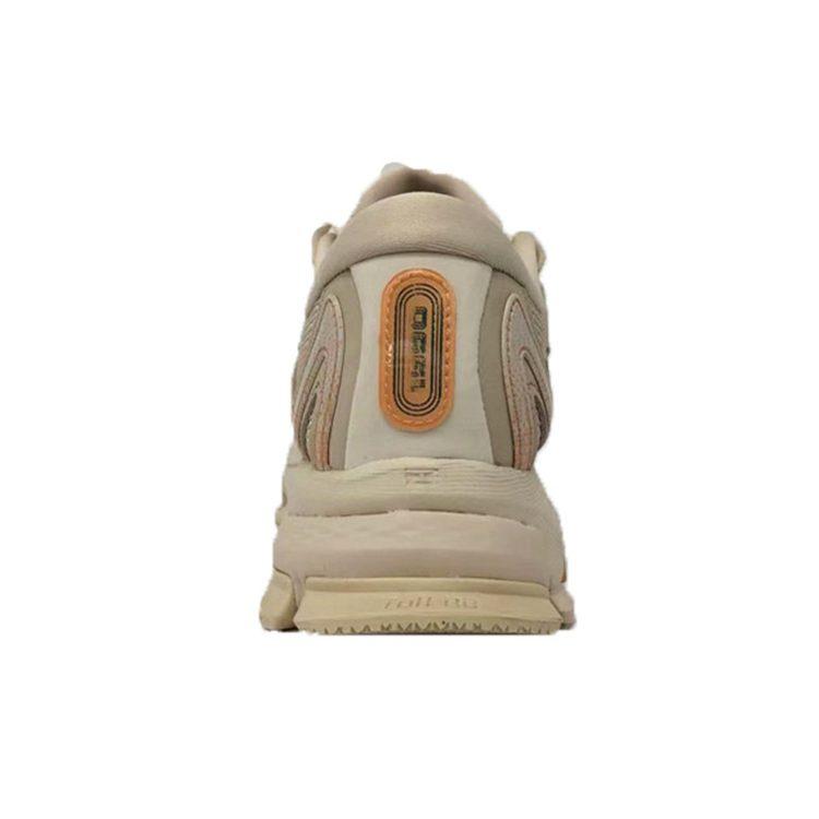 Li Ning Cushioning Slip Resistant Abrasion Resistant Low top Running Shoes Men's Khaki ARZP007-12