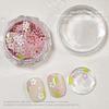 1 Jar Hollow Out Flowers Nail Art Glitter Mini Sparkling Flakes Nail Sequins Nail Art Decoration,Manicure Tips Charms For Women