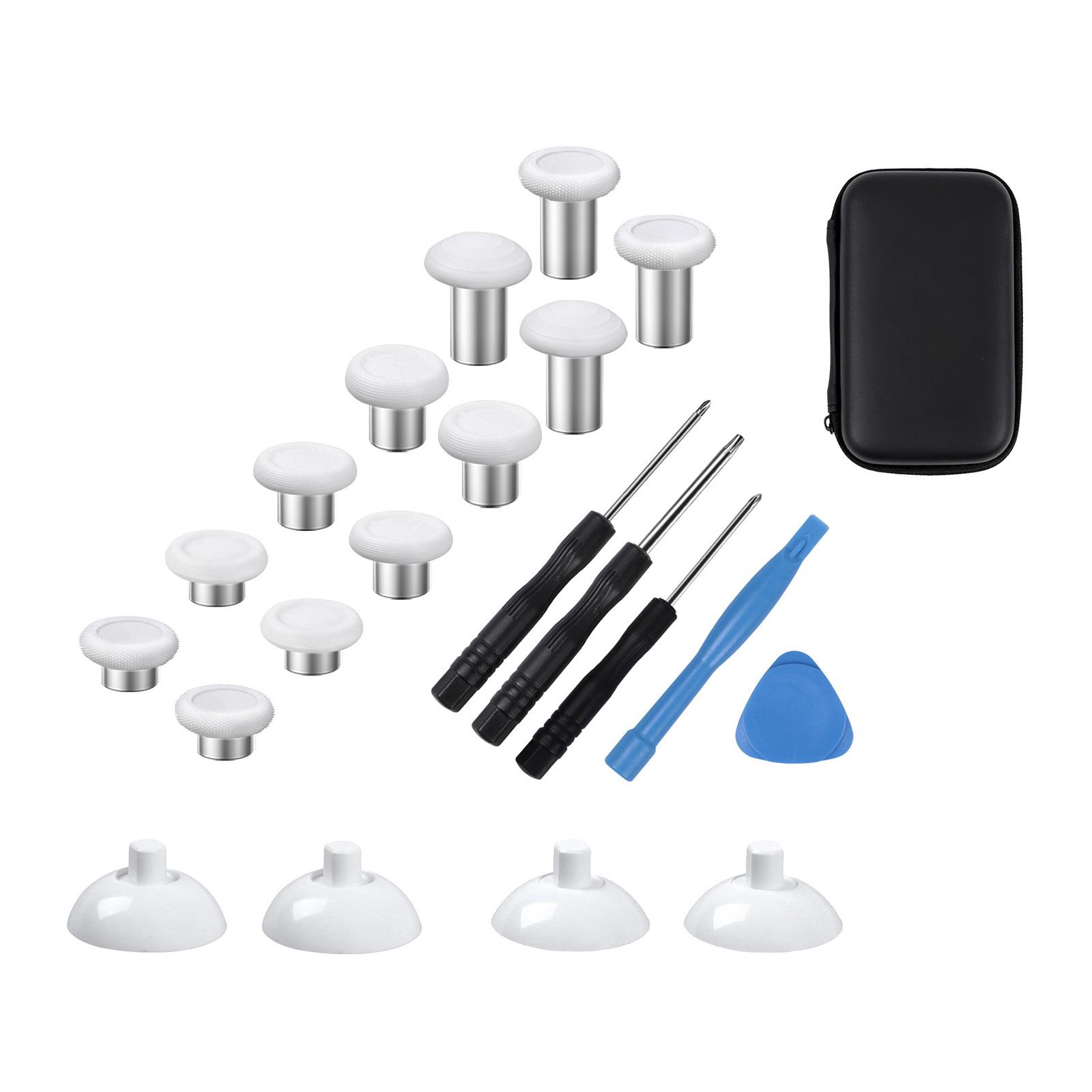 

Thumb Sticks Joystick Analog with Prying Tool Screwdriver Replacement Thumbstick Grip for Controller Thumb Grip