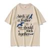 Birds of A Feather Hit Me Hard and Soft Album Print T Shirt Male Casual Oversized Tops Tees Unisex Women Hip Hop Fashion Tshirts
