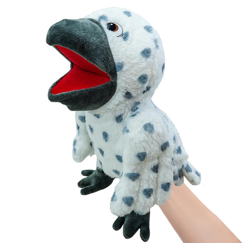 Marionnette à main interactive pour tout-petit: Peluche d'Oiseau à Grande Bouche Perroquet pour Raconter des Histoires & Apaiser