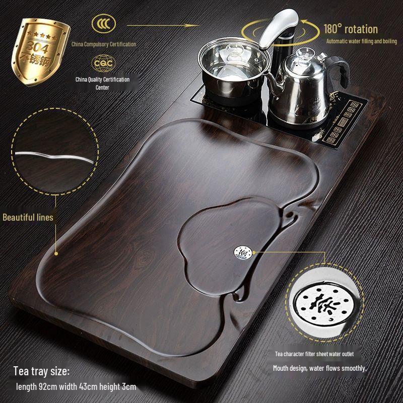 Automatic Yixing Purple Clay Gongfu Tea Set with Tea Table Not Applicable