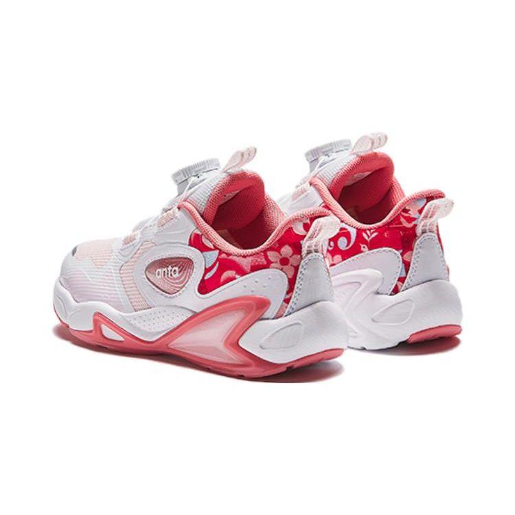Anta Comfortable Versatile Shock Absorbing Durable Kids Casual Shoes Kids Casual Shoes White Red 322419987-1