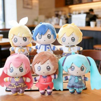 Cute Anime Girl Plush Doll Keychain Bag Charm Soft Stuffed Toy Pendant Backpack Accessory Decoration