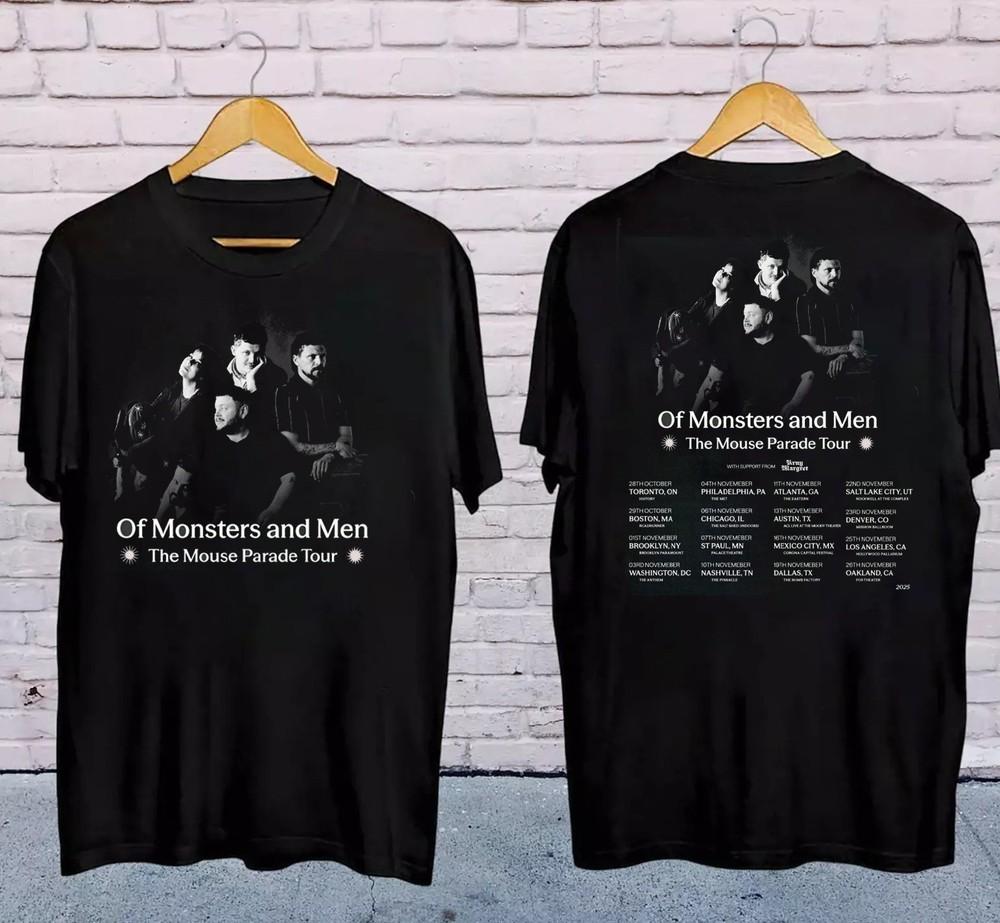 Of Monsters and Men Футболка унисекс The Mouse Parade Tour 2025 XXXXL