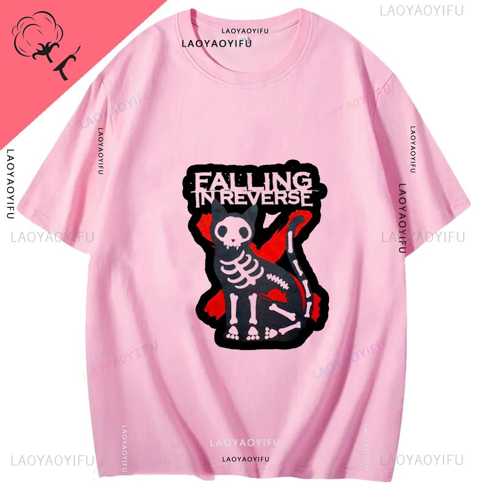 Rock Band Falling In Reverse Official Merchandise The Death Shirt Accessories Men Women Cotton Novelty T-shirt Short Sleeve Tee