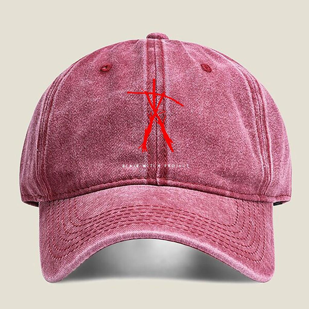 Blair Witch Project Symbol Fashion Washed Baseball Cap Hat Outdoor Activities