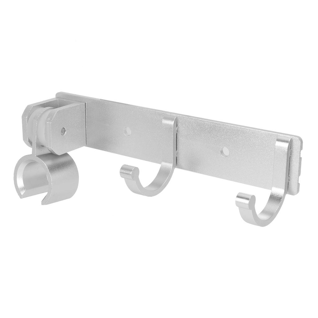 Adjustable Shower Head Holder with Hook Wall Mounted Bath Accessories Storage Organizer