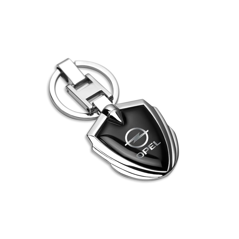 Sdbr2 1/2pcs Car Styling 3D Metal Key Rings Car Logo Fashion Keychain For Opel Astra H G J Insignia Mokka Zafira Corsa Car Valve Cap